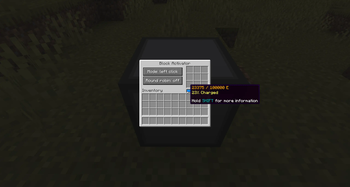 Block Activator GUI