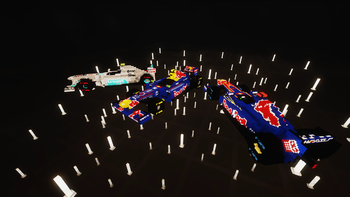 Red Bull, Mercedes and Toro Rosso