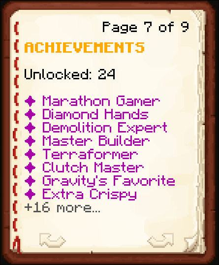 Achievements Book Version