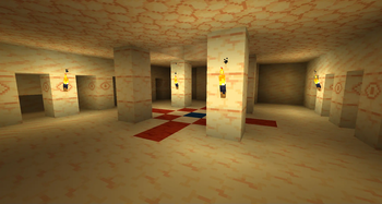 Inside a Desert Temple