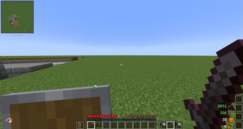 Armor Huds, and minimap mod as well as voicechat in the corner