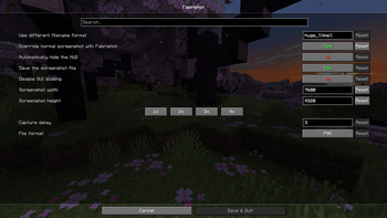 Take high res Pictures! (currently set at 8K)