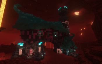 A lot of New Nether Dungeons