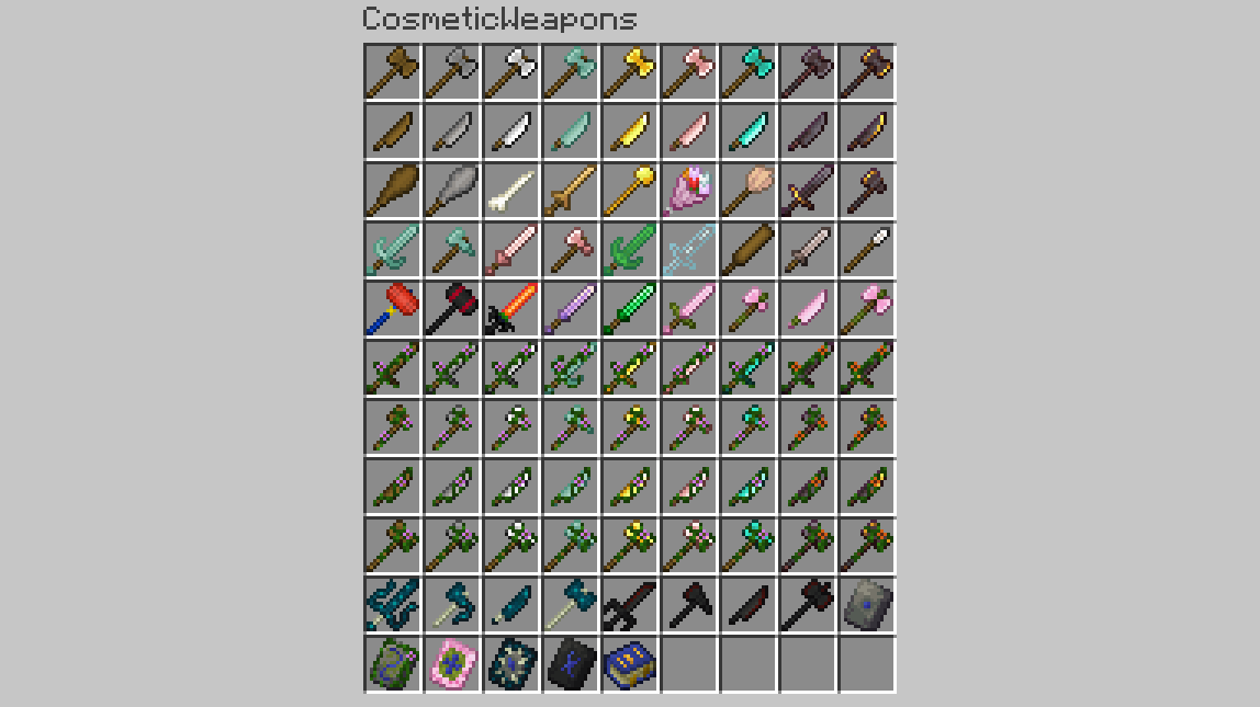 All Mod Items as of 1.1.0.0