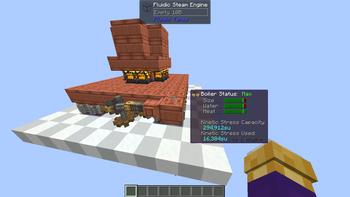 Max Steam Engine with no Supercharged Blaze Burners