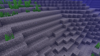 Old Gravel in ocean floor