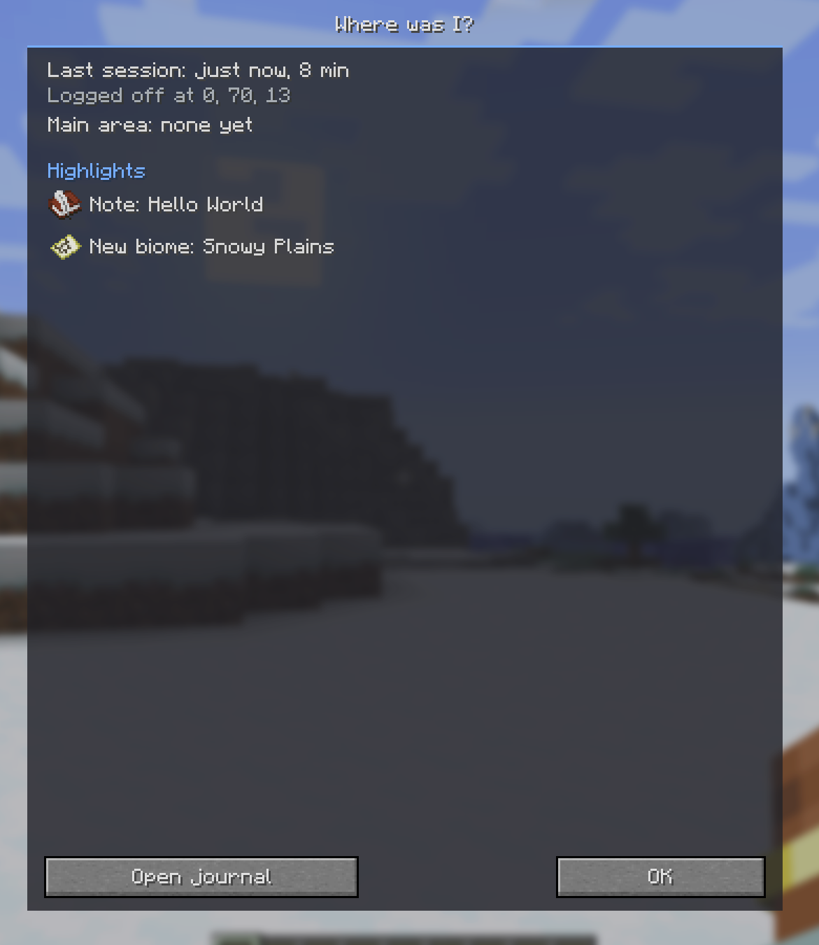 loging journal
