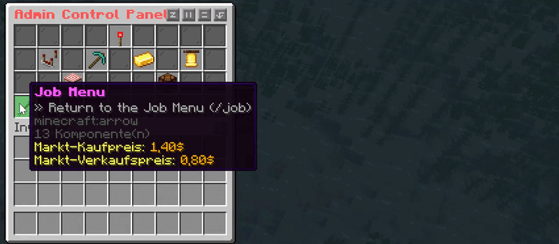 Admin Control Panel