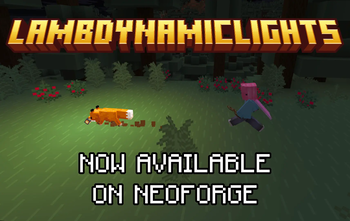 Banner of LambDynamicLights for NeoForge