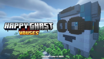 Happy Ghast House - Cyan