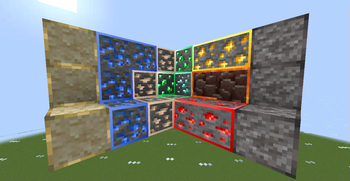 Glowing & Outlined Ores Day Time (Old)