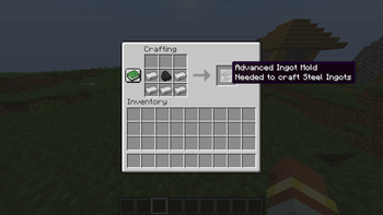 Crafting Advanced Ingot Mold