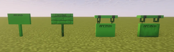 Signs and Hanging Signs
