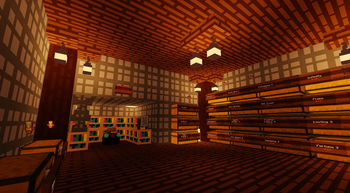 an enchanting room from a player's build