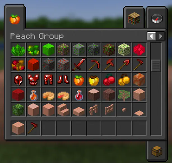 Peachy Madness Inventory Tab