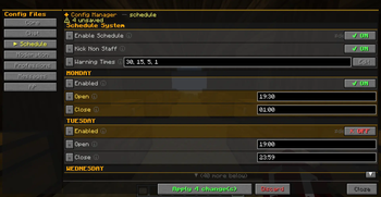 Config Screen