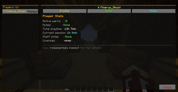 Stats Screen