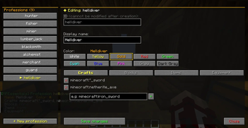 Job Setup Screen