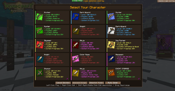 WynnExtras Class Selection Overlay