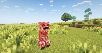 Don't trust his friendly face, this new creeper variant will throw active TNT at the player.