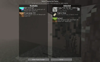 Settings button
