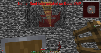 DonutSMP Nether roof
