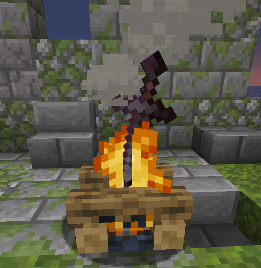 An ominous bonfire...