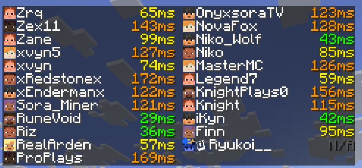 Fake Players Tab