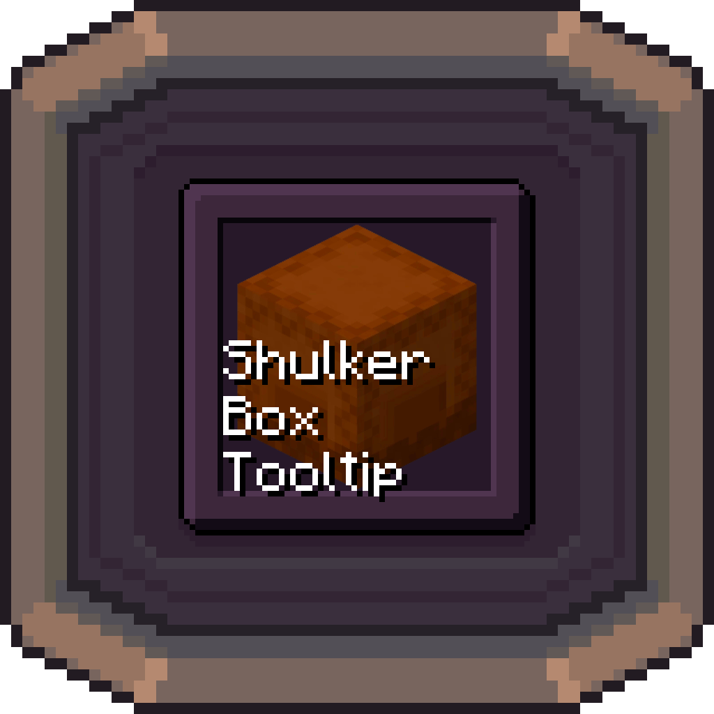 Mechanical equation GUI Add-on for Shulker Box Tooltip mod