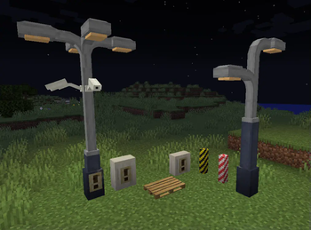 The lamps are a working light source