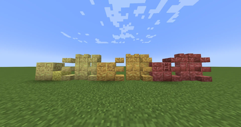 Sulfur/Cinnabar/Heated sulfur blocks