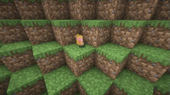 Fire scroll sitting on grass hill