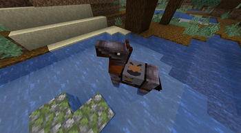 custom banner texture on the netherite horse armor