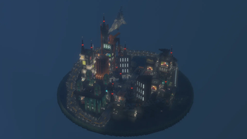 Built using this modpack and bobby mod for enhanced singleplayer render distance