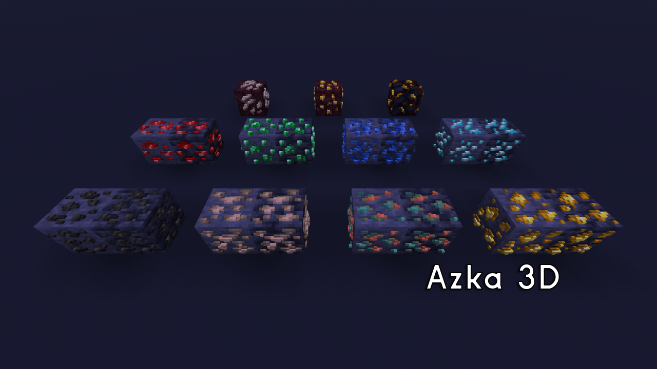 Glowing Ores on Banner