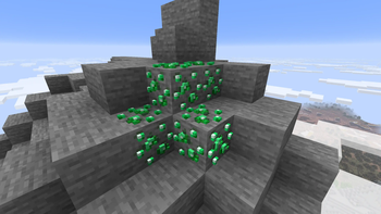 Emerald Ore in Mountains