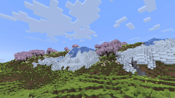 Cherry and Mountains