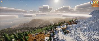 Ocean from the peaks