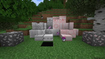 Overview of the blocks and items in the mod