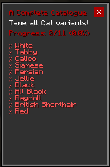 Advancement Progress Tracker — screenshot 1