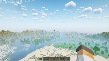 FPS in high render distance [RTX 3050 Ti Mobile]