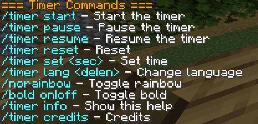 Commands