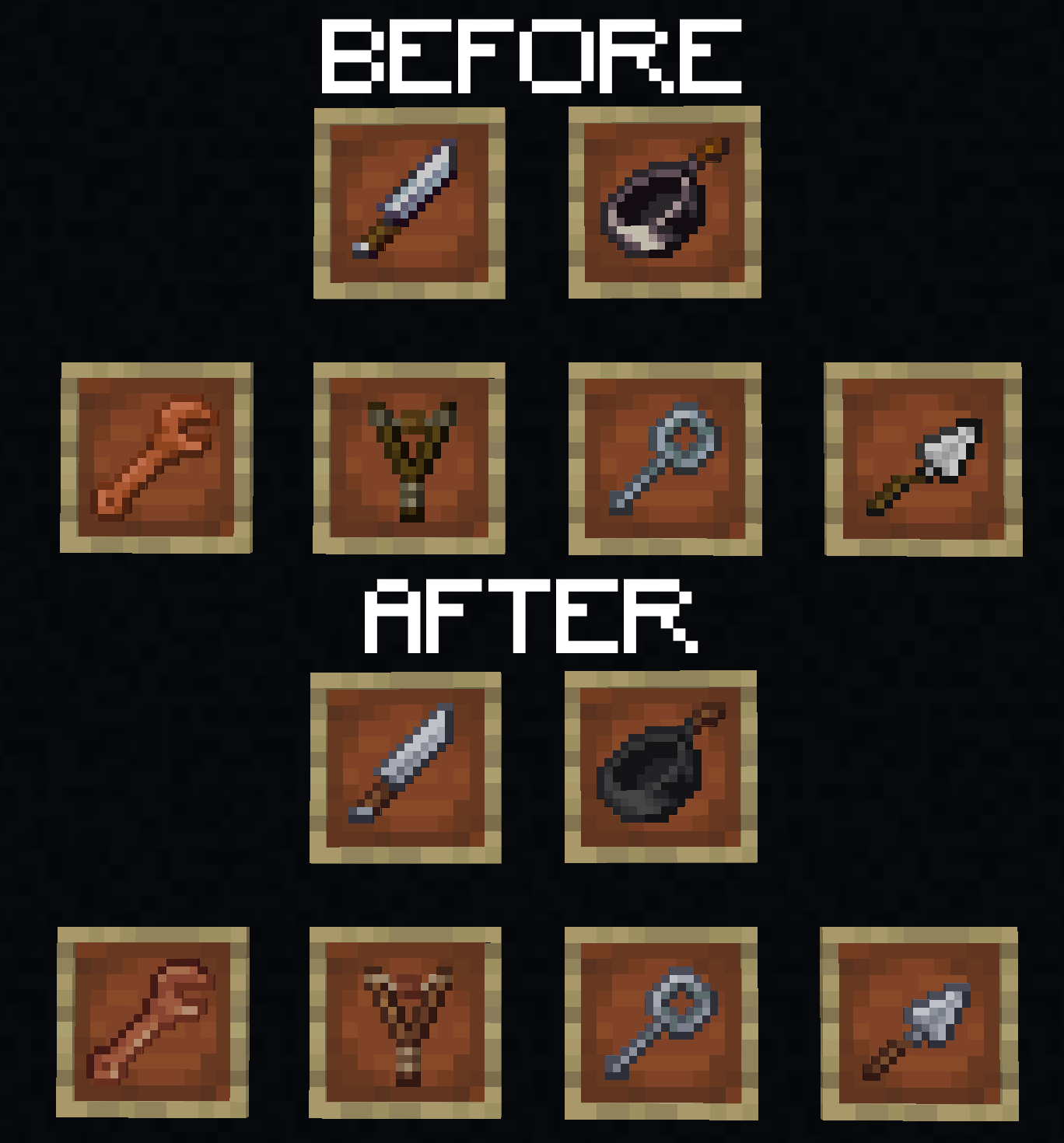 Fresh Weapons & Tools: Compat