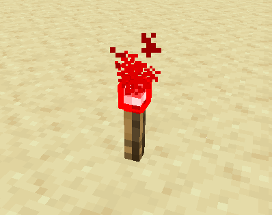 The redstone torch texture