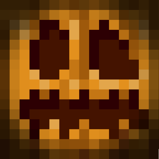 Pumpkin Blur, Pixelated and Circular!