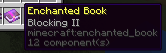 Blocking II Enchanted Book