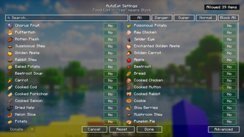 Allow All Foods