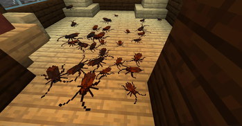 Roach Swarm in a Mansion