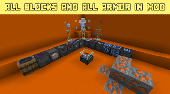 All Blocks and all armor in mod