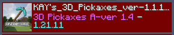 KAY'S 3D Pickaxes
